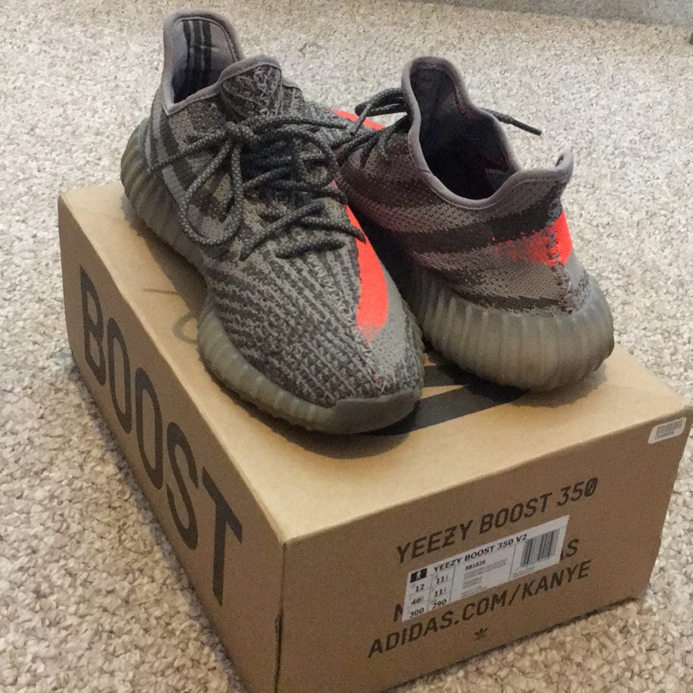 AUTHENTIC Yeezy Boost 350 V2 with original box.